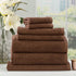 Renee Taylor Cobblestone Ribbed Bath Towel Sets Toffee